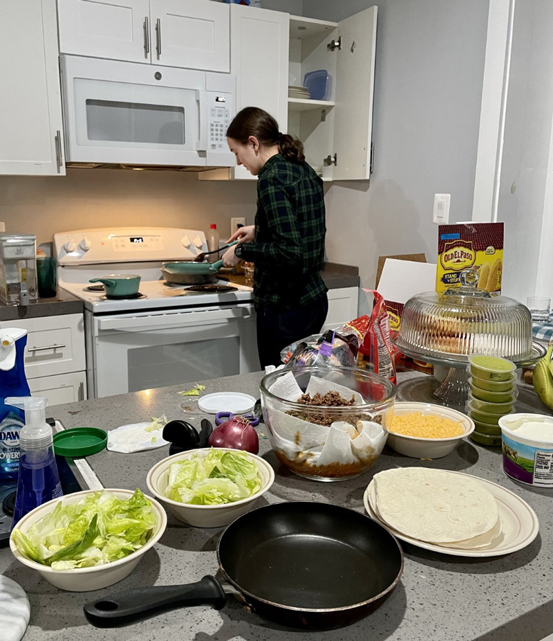 person cooking